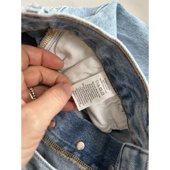 Everlane Cheeky High Rise Ankle Crop Womens Size 27 Jeans Light Blue - Picture 4 of 10